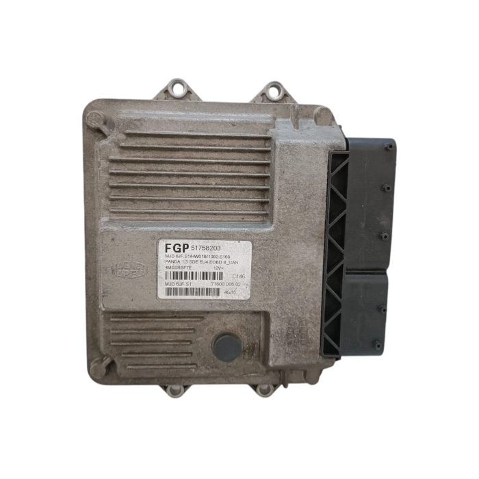 51758203 CENTRALINA ECU MOTORE FIAT PANDA (169) 1.3 (2003\2013) MJD6JF.S1