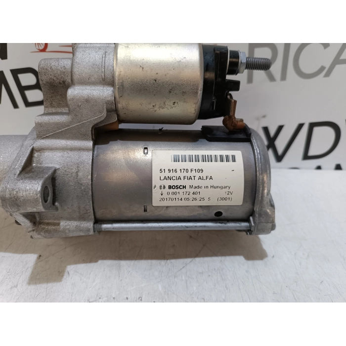 51916170F MOTORINO AVVIAMENTO MOTORE BOSCH FIAT 1.3 MTJ EURO 6 0001172401