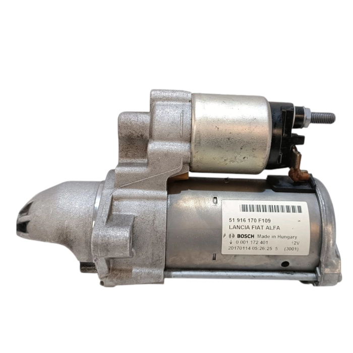 51916170F MOTORINO AVVIAMENTO MOTORE BOSCH FIAT 1.3 MTJ EURO 6 0001172401