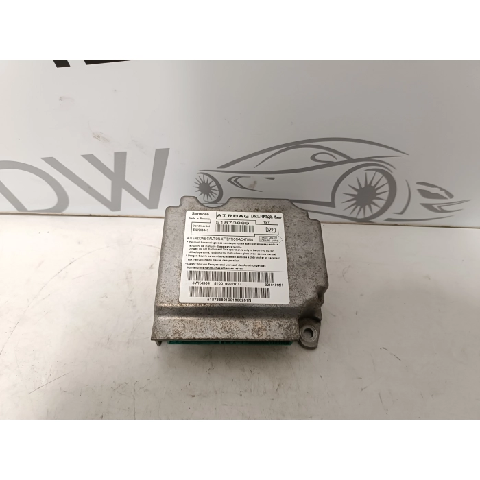 5WK43641 CENTRALINA CRASCH AIRBAG KIT CONTINENTAL FIAT BRAVO 2007 IN POI 51873889