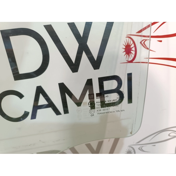 VETRO CRISTALLO SCENDENTE POSTERIORE SINISTRO CHEVROLET AVEO 1.2 (2011\2016)