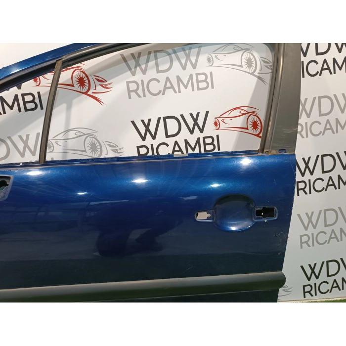 PORTA PORTIERA SPORTELLO ANTERIORE SINISTRO PEUGEOT 207 1.6 HDI (2006\2015) BLU