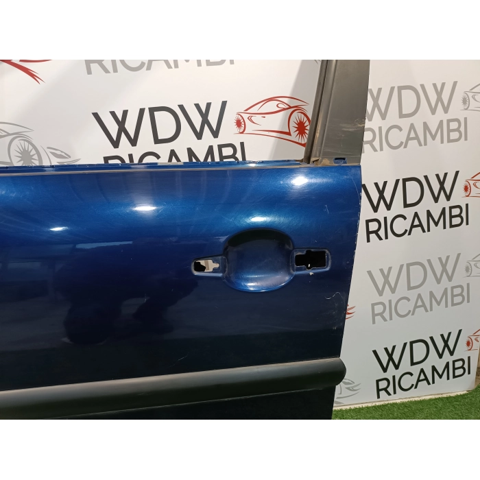 PORTA PORTIERA SPORTELLO ANTERIORE SINISTRO PEUGEOT 207 1.6 HDI (2006\2015) BLU