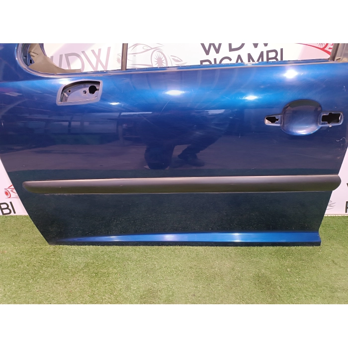 PORTA PORTIERA SPORTELLO ANTERIORE SINISTRO PEUGEOT 207 1.6 HDI (2006\2015) BLU