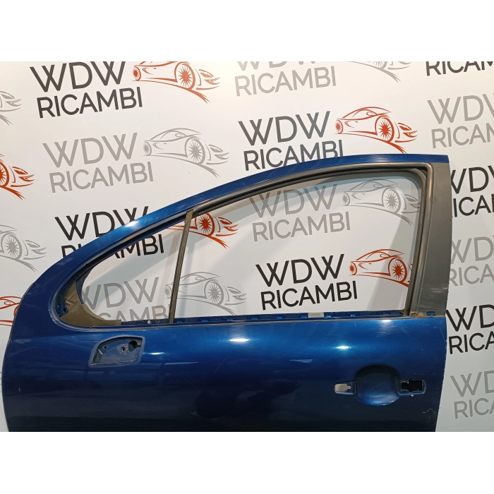 PORTA PORTIERA SPORTELLO ANTERIORE SINISTRO PEUGEOT 207 1.6 HDI (2006\2015) BLU