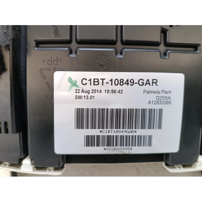 C1BT-10849-GAR QUADRO STRUMENTI CONTACHILOMETRI FORD FIESTA 6° 1.5 TDCI (2013\2017)