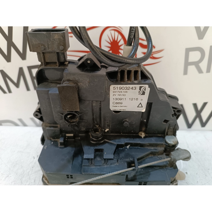 51903243 SERRATURA PORTA POSTERIORE DESTRO FIAT GRANDE PUNTO 1.3 MTJ (2005\2011)