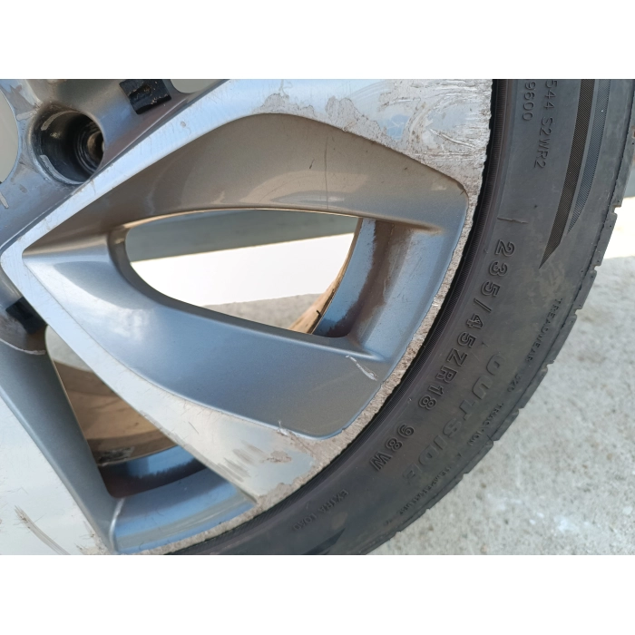 9687902677 1 CERCHIO IN LEGA DA 18 CON GOMMA CITROEN DS5 2.0 HDI (2011\2015) 4 FORI ART.30908