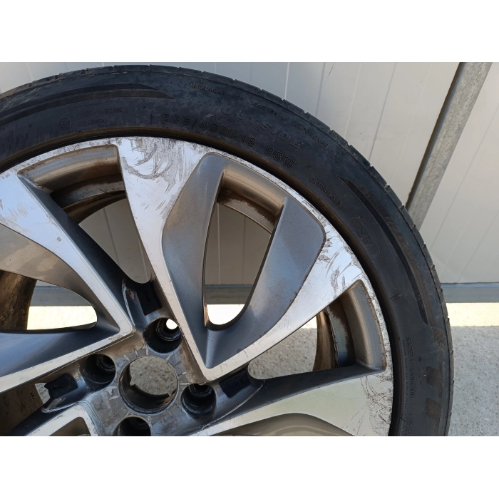 9687902677 1 CERCHIO IN LEGA DA 18 CON GOMMA CITROEN DS5 2.0 HDI (2011\2015) 4 FORI ART.30909