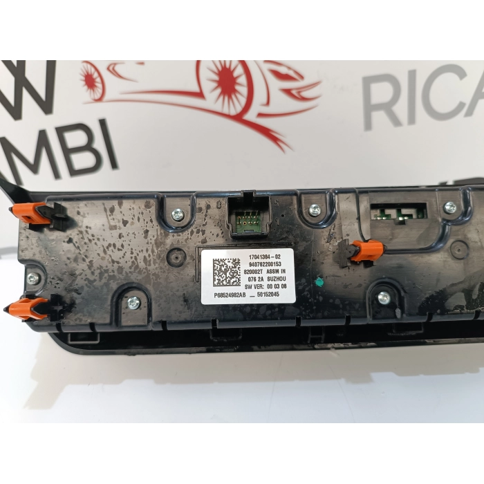 P68524982AB CENTRALINA GRUPPO COMANDI CLIMA A\C JEEP COMPASS 4XE (DAL 2021 IN POI >) 50152045