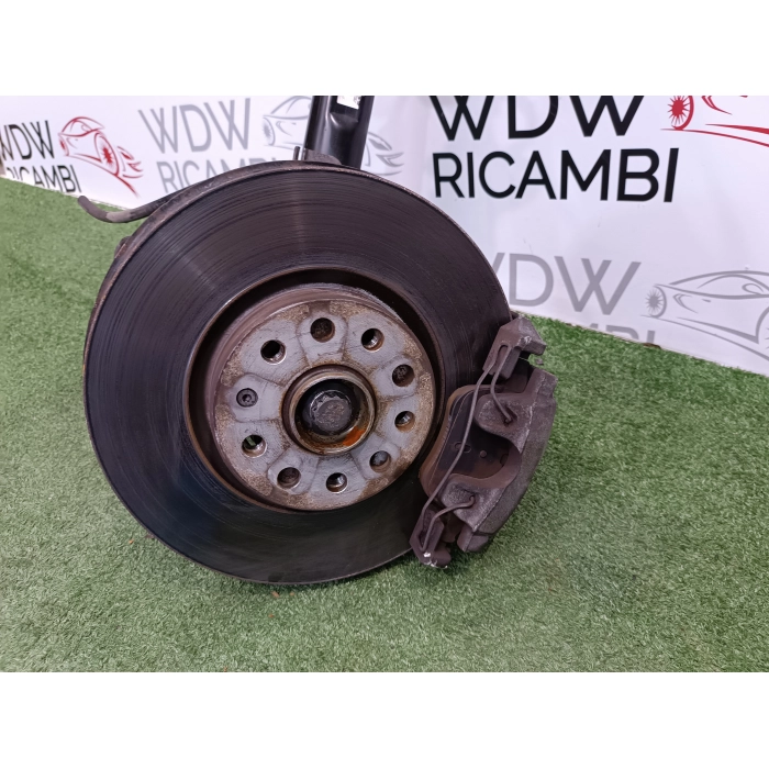 5N0407766H FUSELLO MOZZO COMPLETO ANTERIORE DESTRO AUDI Q3 2.0 TDI 4X4 (2014\2018) 5N0413031AS