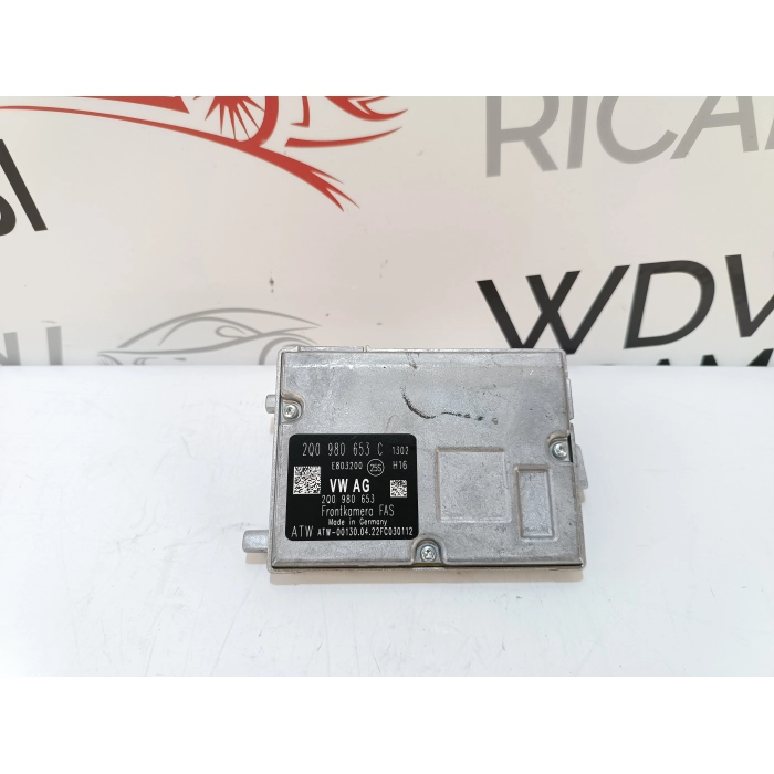2Q0980653C CENTRALINA TELECAMERA ANTERIORE ANT VW T-ROC 2.0 TDI (DAL 2021 IN POI >) 2Q0980653