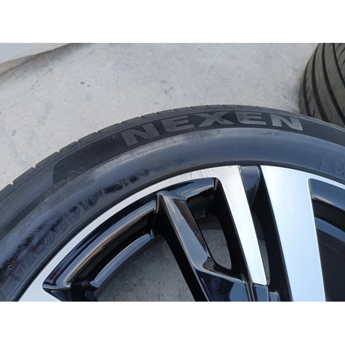 9809687377 4 CERCHI IN LEGA DA 18 CON GOMMA PEUGEOT 5008 GT LINE 1.5 2020\2023