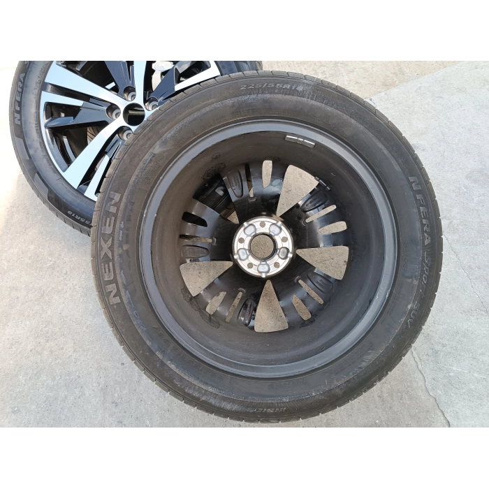 9809687377 4 CERCHI IN LEGA DA 18 CON GOMMA PEUGEOT 5008 GT LINE 1.5 2020\2023