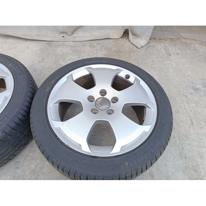 8P0601025C 4 CERCHI IN LEGA DA 17 CON GOMMA AUDI A3 8P 2.0 TDI 2003\2007 7.5JX17H2 ET56