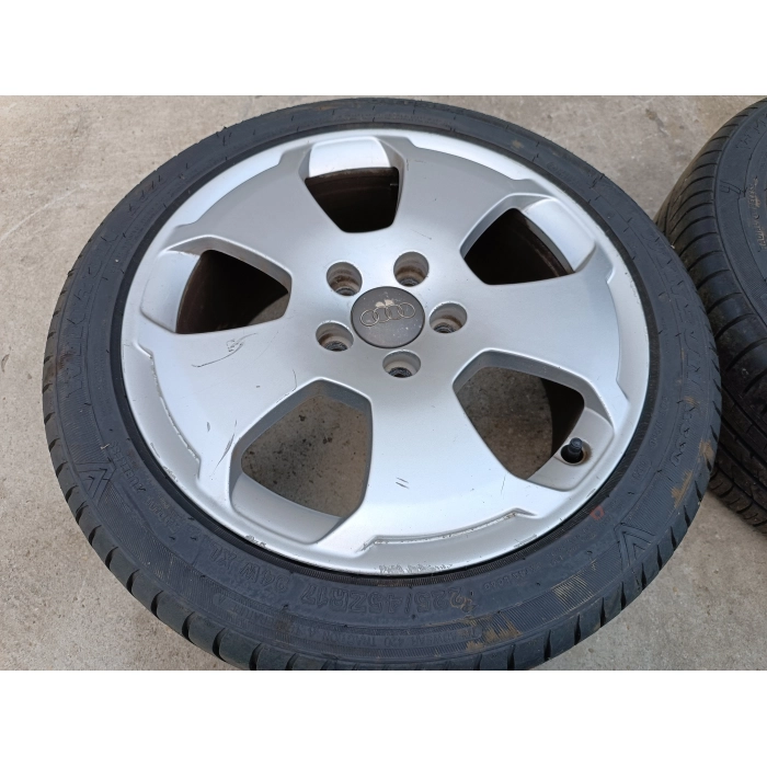 8P0601025C 4 CERCHI IN LEGA DA 17 CON GOMMA AUDI A3 8P 2.0 TDI 2003\2007 7.5JX17H2 ET56