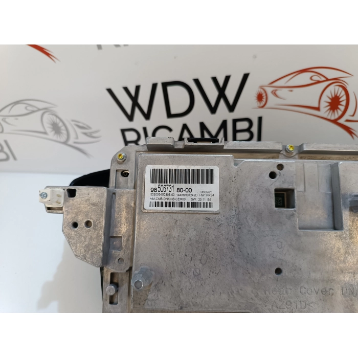 9850673180 QUADRO STRUMENTI CONTACHILOMETRI PEUGEOT 5008 GT LINE 1.5 2020\2023