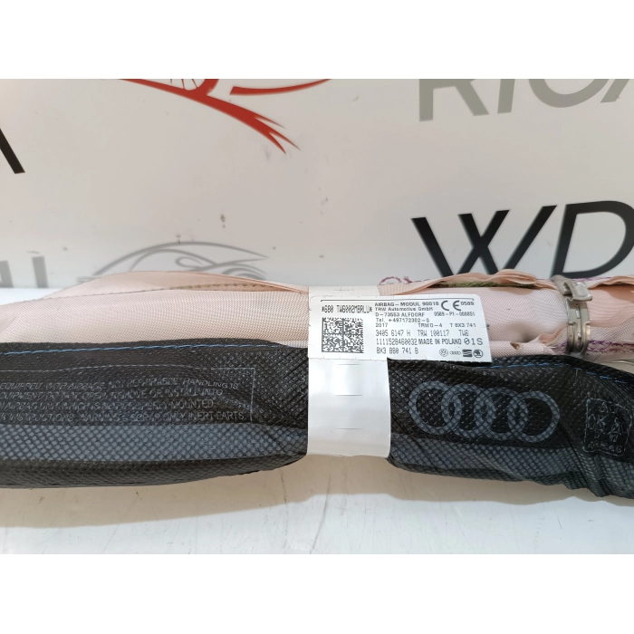 8X3880741B AIRBAG TENDA TENDINA TETTO SINISTRO AUDI A1 1.4 TDI S LINE (2015\2018) 34056147H
