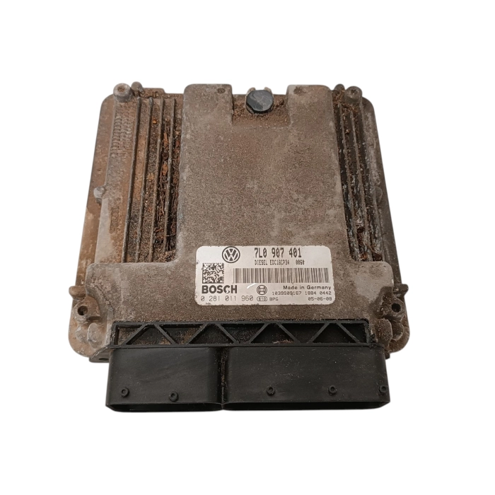 7L0907401 - 0281011960 CENTRALINA ECU MOTORE VW TOUAREG 3.0 TDI V6 (2002\2007)