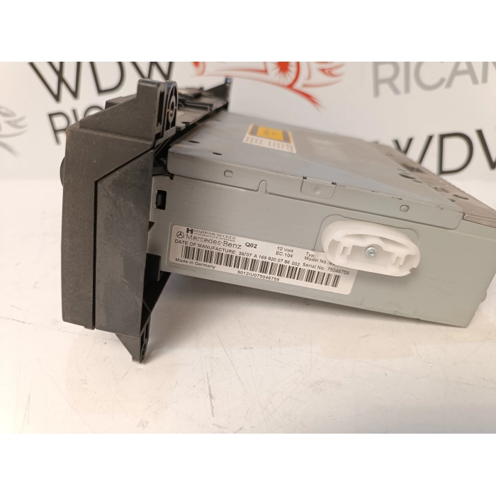 A1698200786 RADIO AUTORADIO LETTORE CD MERCEDES CLASSE A (W169) A 180 (2004\2012)