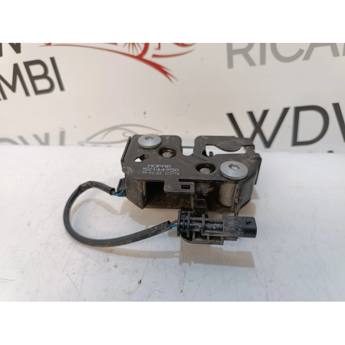 52144950 SERRATURA COFANO ANTERIORE LATO SINISTRO JEEP RENEGADE 1.6 MTJ 2018\2024