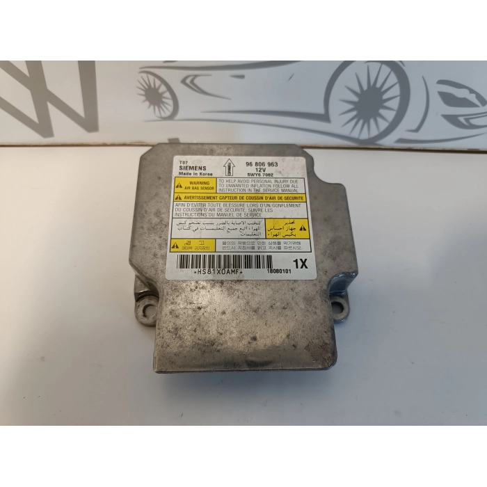 96806963 - 5WY67082 CENTRALINA CRUSCOTTO AIRBAG CHEVROLET AVEO 2006 - 2008