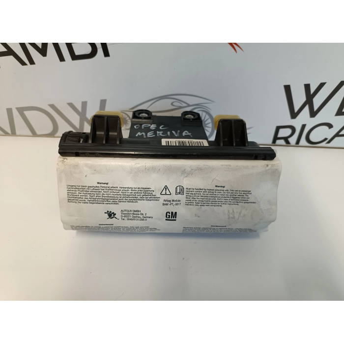 13188043 - 464064757 AIRBAG CRUSCOTTO DESTRO PASSEGGERO OPEL MERIVA A 2003 - 2010 1 SERIE