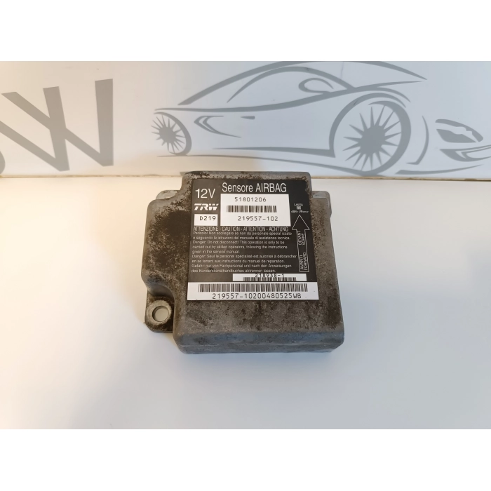 51801206 CENTRALINA AIRBAG FIAT IDEA - LANCIA MUSA 2007 AL 2012