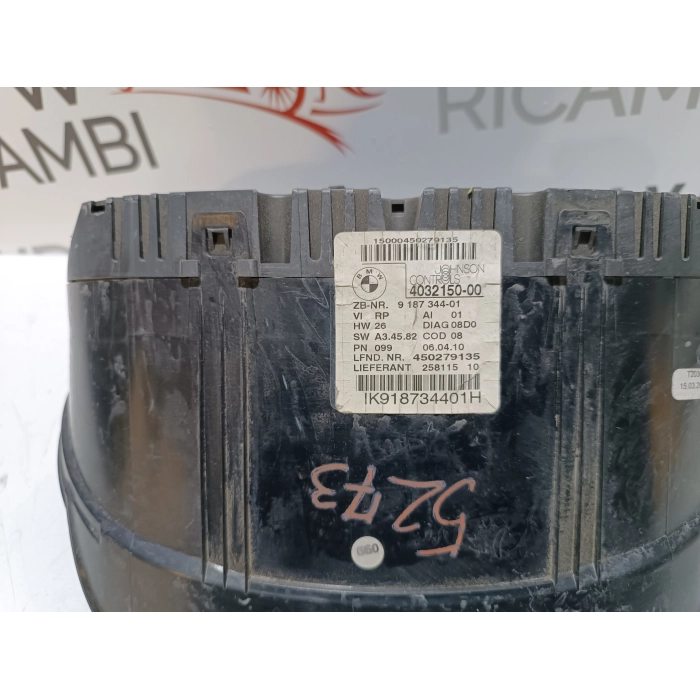 9187344-01 QUADRO STRUMENTI CONTA CHILOMETRI BMW SERIE 3 E90 \ E91 A2C53283617