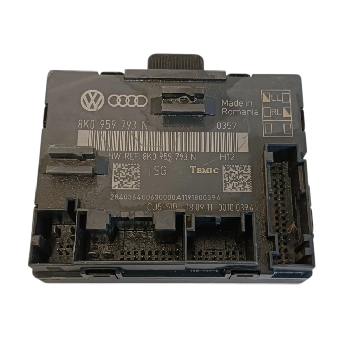 8K0959793N CENTRALINA PORTA ANTERIORE SINISTRA SX AUDI A4 2008-2015