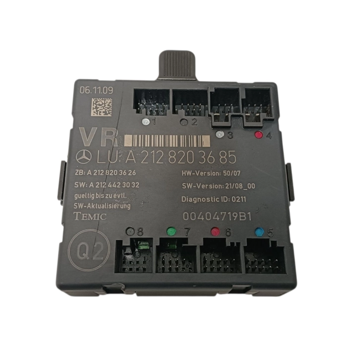 A2128203685 MODULO CENTRALINA PORTIERA PORTA ANTERIORE DESTRA MERCEDES CLASSE C GLK X204